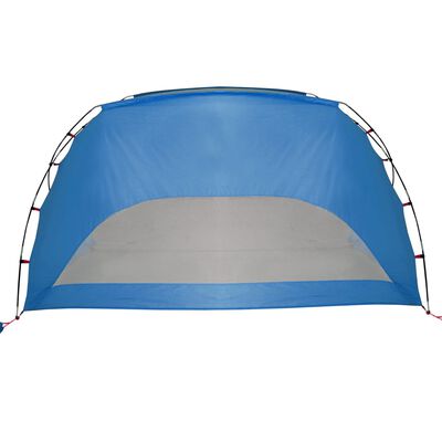 vidaXL Tienda de playa 185T poliéster azul celeste 274x178x170/148 cm