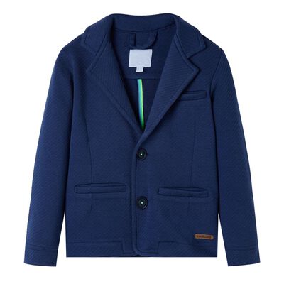 Chaqueta de traje infantil azul oscuro 128