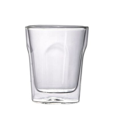 vidaXL Vasos de vidrio de doble pared 6 unidades 250 ml