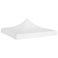 vidaXL Techo de carpa para celebraciones blanco 2x2 m 270 g/m²