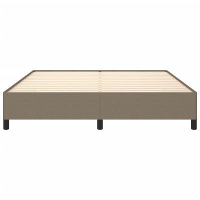 vidaXL Estructura de cama de tela gris taupe 180x200 cm