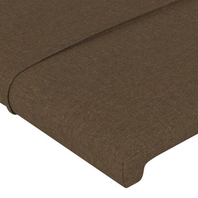 vidaXL Cabecero de tela gris oscuro 103x23x78/88 cm