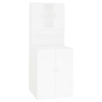 vidaXL Mueble de lavadora blanco