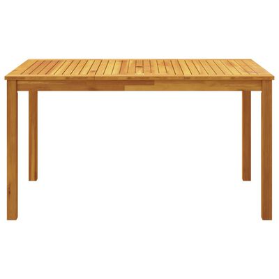 vidaXL Juego de comedor de jardín 5 piezas madera maciza de acacia