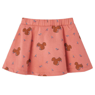 Falda infantil rosa palo 128