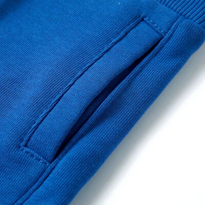 Pantalón corto infantil con cordón azul 140