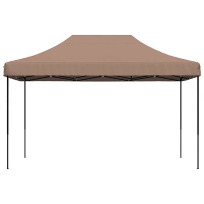 vidaXL Tienda de fiesta plegable Pop-Up marrón 440x292x315 cm