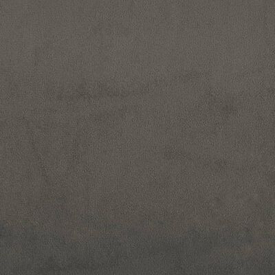 vidaXL Cabecero de terciopelo gris oscuro 93x23x78/88 cm