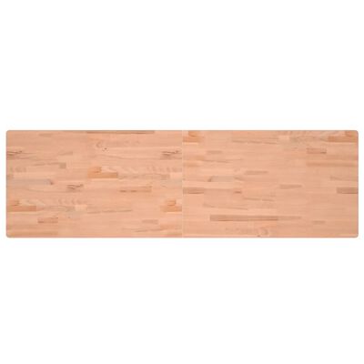 vidaXL Tablero de escritorio madera maciza de haya 180x55x2,5 cm