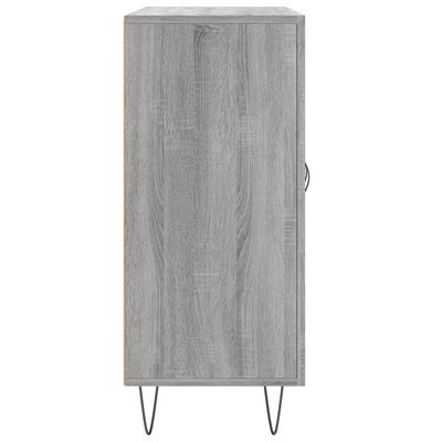 vidaXL Aparador de madera de ingeniería gris Sonoma 90x34x80 cm