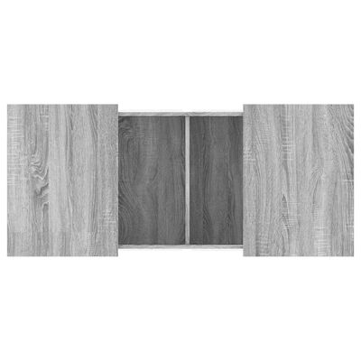 vidaXL Mesa de centro madera de ingeniería gris Sonoma 80x55x40 cm