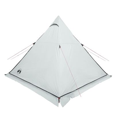 vidaXL Tienda familiar tipi 6 personas tela opaca impermeable blanca