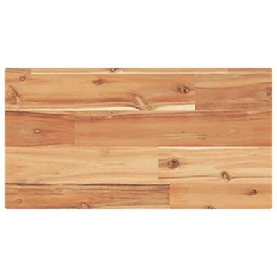 vidaXL Estante flotante madera acacia maciza acabado aceite 60x20x2 cm