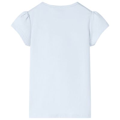 Camiseta infantil azul claro 104