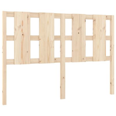 vidaXL Cabecero de cama madera maciza de pino 125,5x4x100 cm