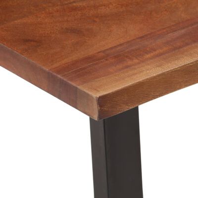 vidaXL Mesa de centro madera maciza de acacia marrón miel 110x55x40 cm