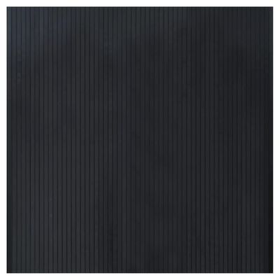 vidaXL Alfombra rectangular bambú negro 100x100 cm