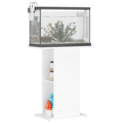 vidaXL Soporte para acuario madera de ingeniería blanco 60,5x36x72,5cm