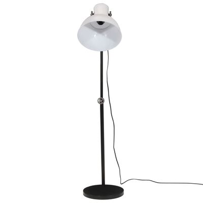 vidaXL Lámpara de pie blanco 25 W E27 30x30x90-150 cm