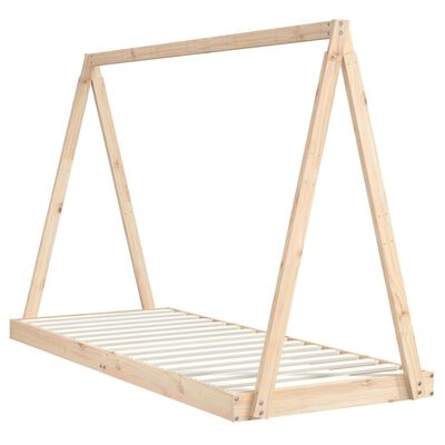 vidaXL Estructura de cama para niños madera maciza de pino 80x200 cm