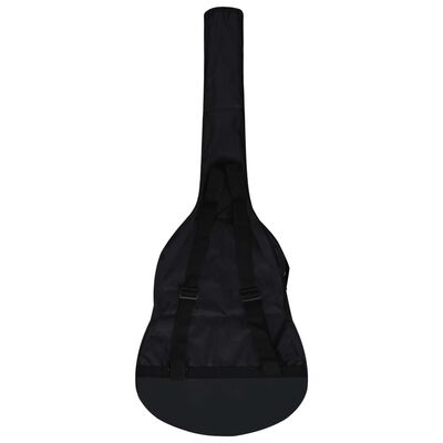 vidaXL Guitarra clásica principiante y niño con funda negro 1/2 34"