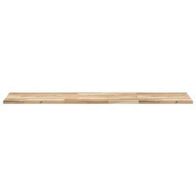 vidaXL Estantes flotantes 4 uds madera acacia sin tratar 160x40x2 cm