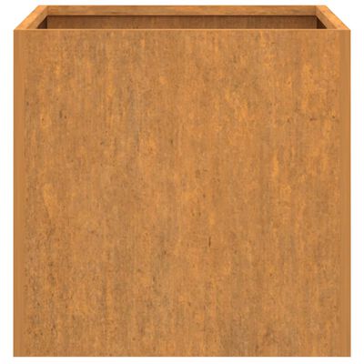 vidaXL Jardinera de acero corten 49x47x46 cm