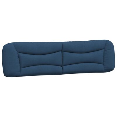 vidaXL Cama sin colchón tela azul 200x200 cm