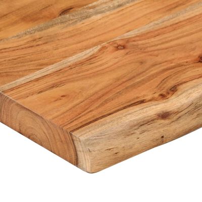 vidaXL Tablero rectangular madera de acacia borde vivo 110x40x2,5 cm