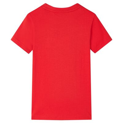 Camiseta infantil rojo 116