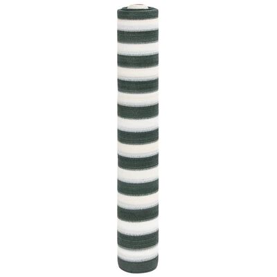 vidaXL Red de privacidad HDPE verde y blanco 1,8x25 m 75 g/m²