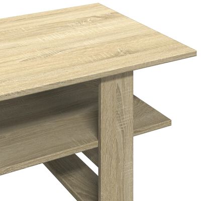 vidaXL Mesa de centro madera de ingeniería roble Sonoma 102x55x42 cm