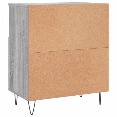 vidaXL Aparador de madera contrachapada gris Sonoma 60x35x70 cm