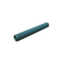 vidaXL Alambrada de gallinero con revestimiento PVC verde 25x0,5 m