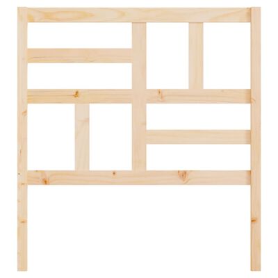 vidaXL Cabecero de cama madera maciza de pino 81x4x104 cm