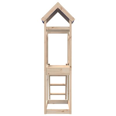 vidaXL Torre de juegos escalera madera maciza pino 110,5x52,5x215 cm