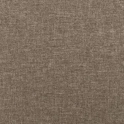 vidaXL Cabecero de tela gris taupe 103x16x78/88 cm