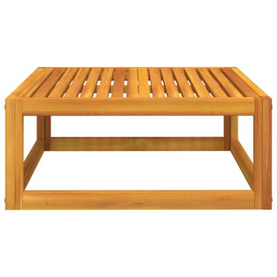 vidaXL Set de muebles para jardín 3 piezas con cojines madera acacia