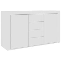 vidaXL Aparador de madera contrachapada blanco 120x36x69 cm