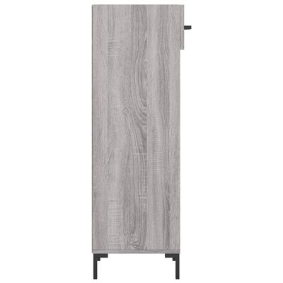 vidaXL Zapatero madera de ingeniería gris Sonoma 30x35x105 cm