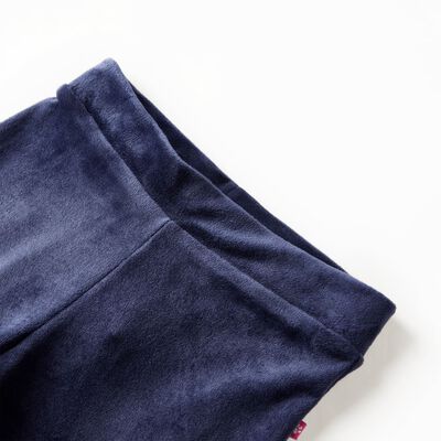 Pantalón infantil terciopelo azul oscuro 128