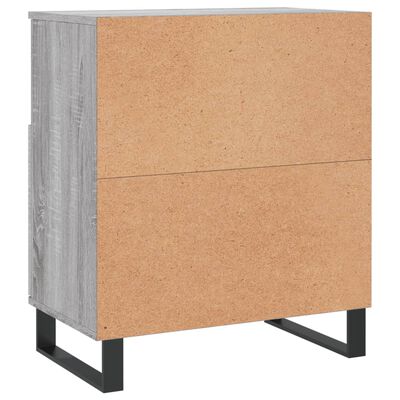 vidaXL Aparador de madera contrachapada gris Sonoma 60x35x70 cm