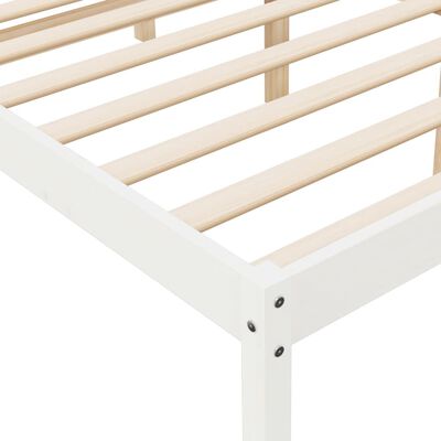 vidaXL Cama para personas mayores madera maciza de pino 150x200 cm