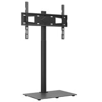 vidaXL Mueble de TV de esquina 1 nivel para 32-65 pulgadas negro