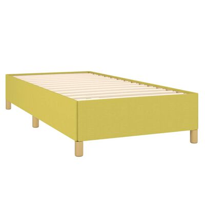 vidaXL Estructura de cama sin colchón tela verde 90x190 cm