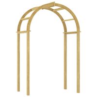 vidaXL Arco de madera de pino macizo impregnado 141x97x243 cm