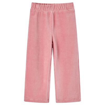 Pantalón infantil pana rosa claro 104