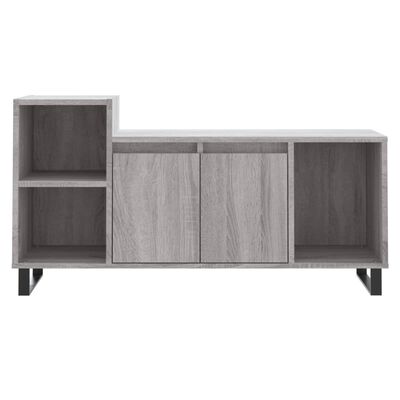 vidaXL Mueble de TV madera contrachapada gris Sonoma 100x35x55 cm