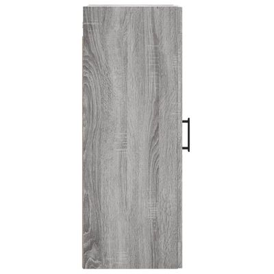 vidaXL Armario de pared madera de ingeniería gris Sonoma 34,5x34x90 cm