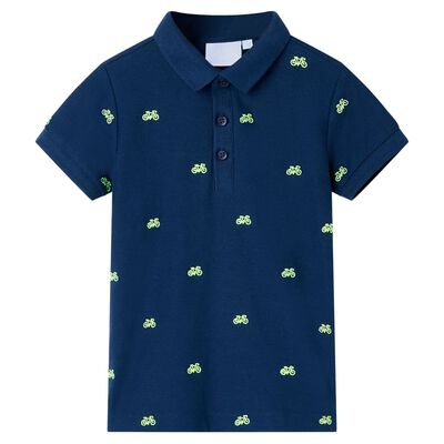 Polo infantil azul marino 128